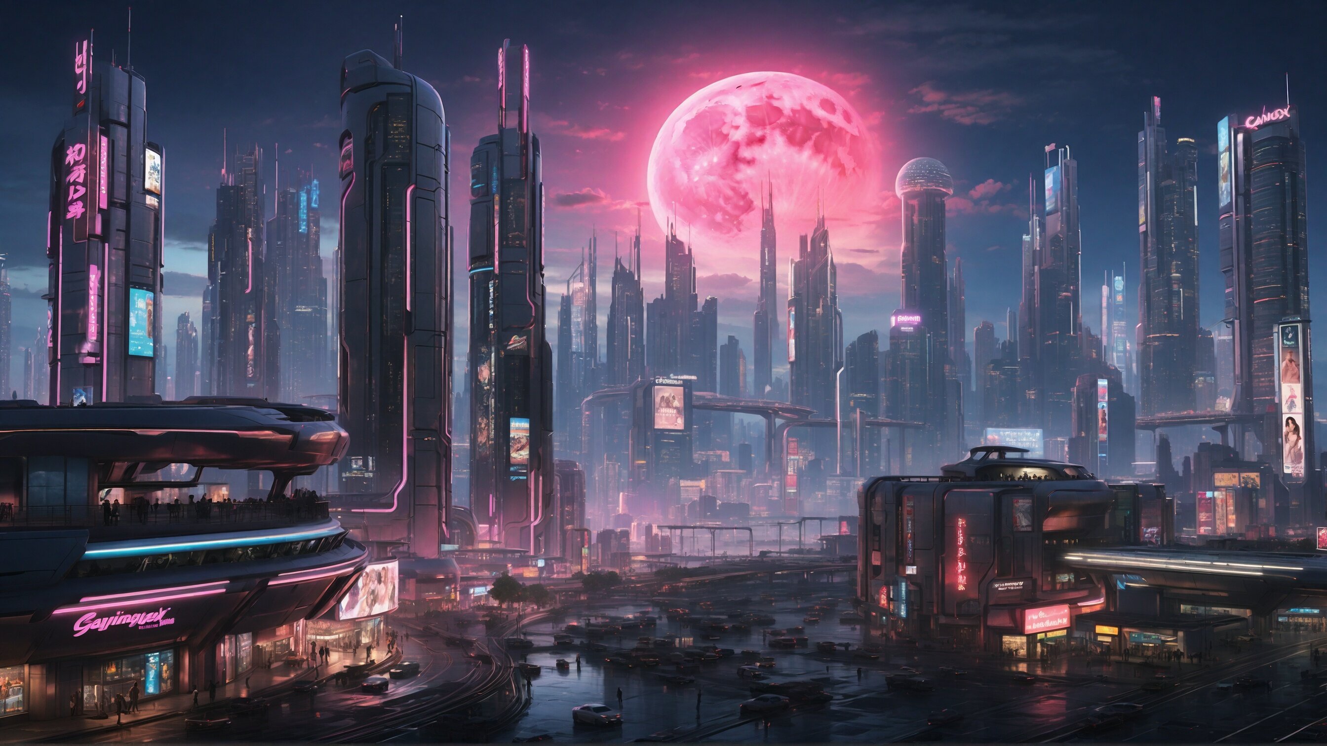 Cyberpunk Slideshow Element