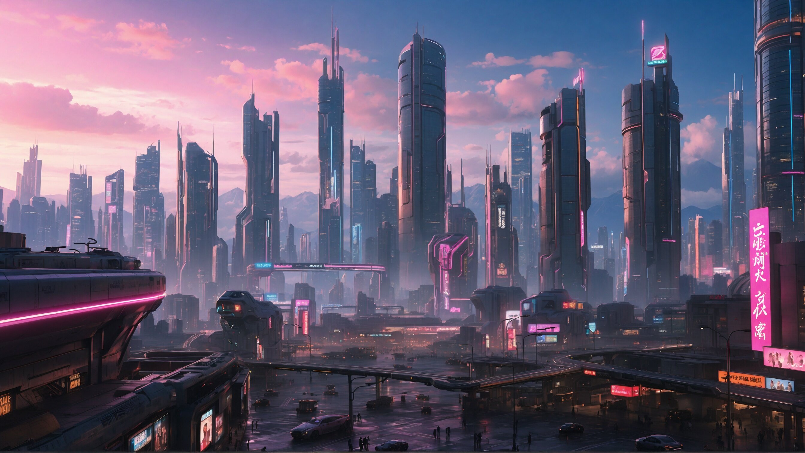 Cyberpunk Slideshow Element